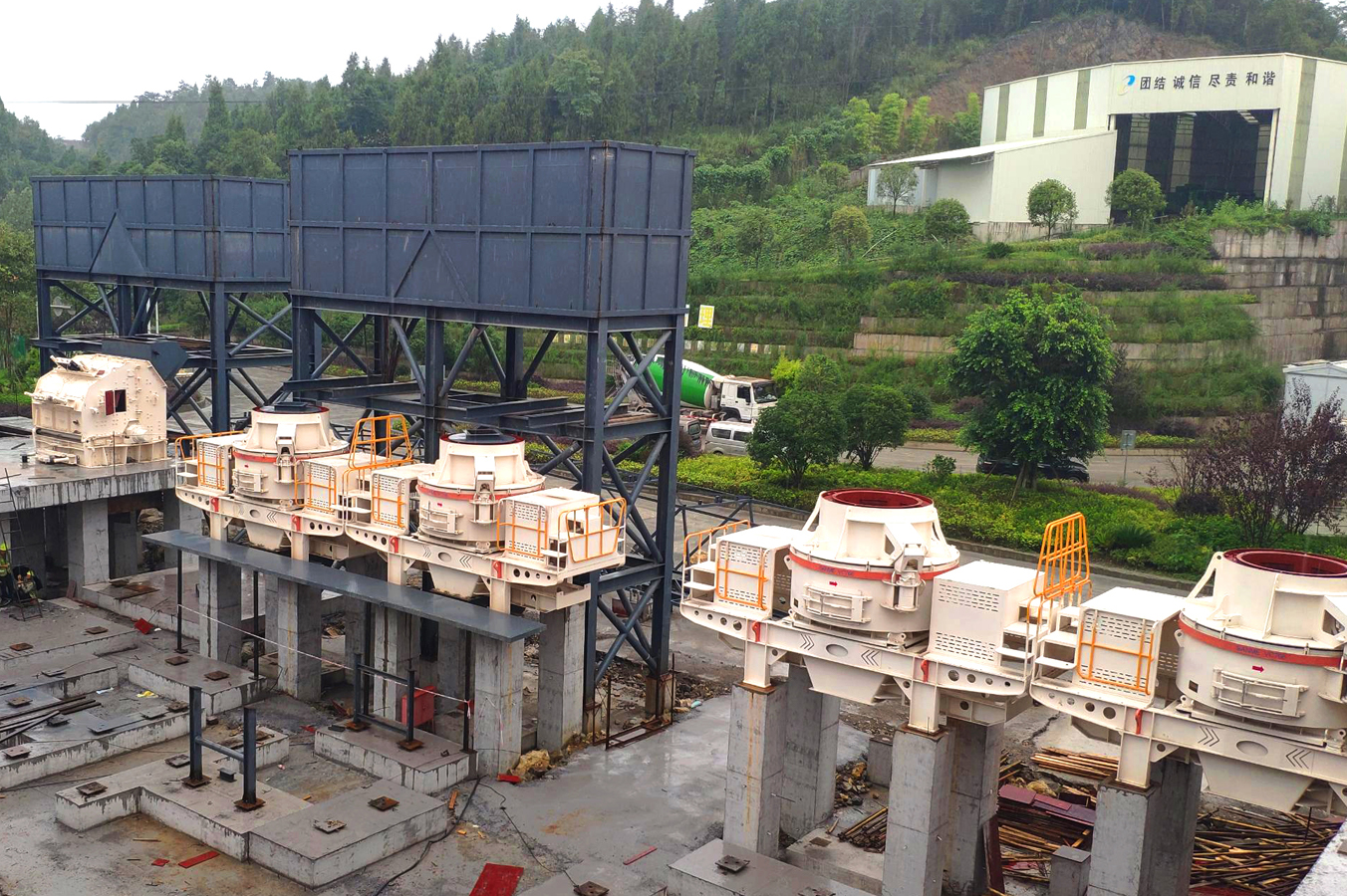 重慶大業建材時產3000噸砂石骨料生產項目